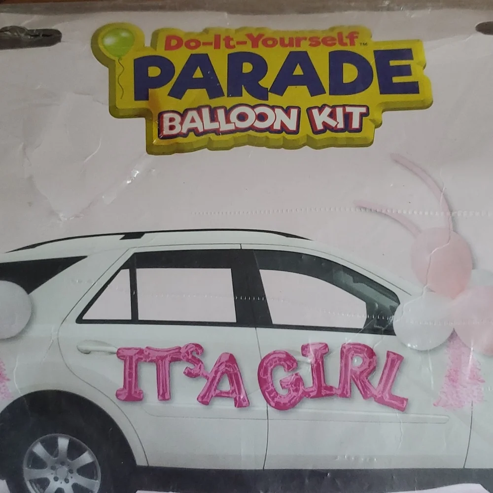 It's A Girl Do-It-Yourself Parade Balloon Kit